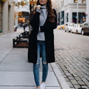 ❄️Black Trench Coat